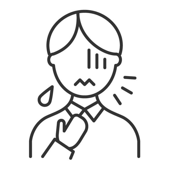 体調の悪そうなイラスト